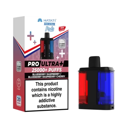 Blueberry Raspberry / Blueberry Raspberry Cherry Hayati Pro Ultra Plus Refill Pack - Vapeshop Co