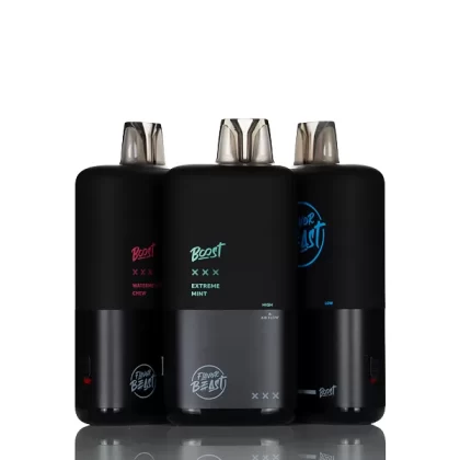 Flavor Beast Level X Boost Kit 25000 Puffs - 20mL - Extreme Mint Iced