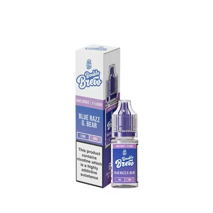 Ohm Brew Double Brew Blue Razz G.Bear 10ml Nic Salt E-Liquid - 20mg