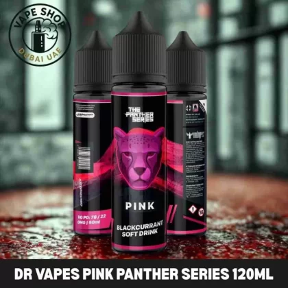 Dr Vapes Pink Panther Series 120ml 3mg E-liquid in Dubai UAE - Berries, Black Panther (CDE082)