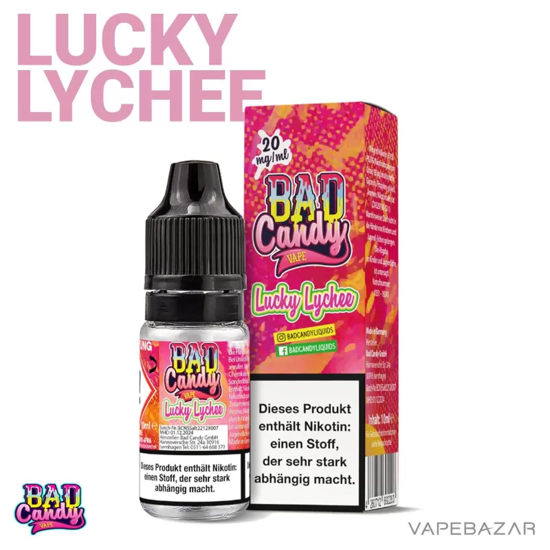 Bad Candy Liquid – Lucky Lychee - 20mg/ml, 10mg/ml - Image 2