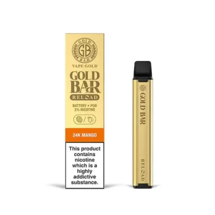 Gold Bar Reload Prefilled Pod Vape Kit - Ice Pop