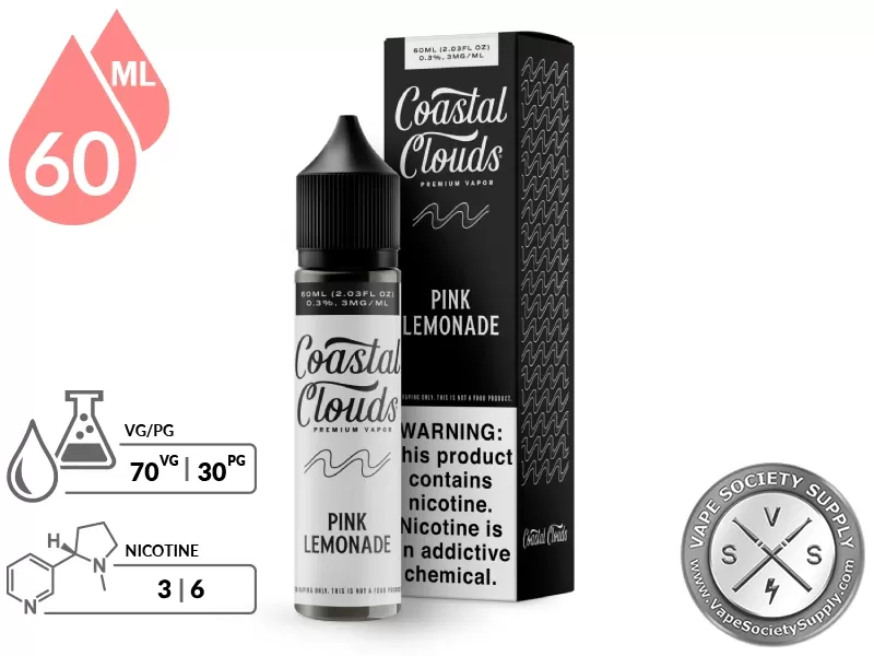 Pink Lemonade Coastal Clouds 60ml - Image 2