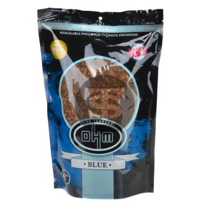 OHM Blue Pipe Tobacco 8 oz. Bag