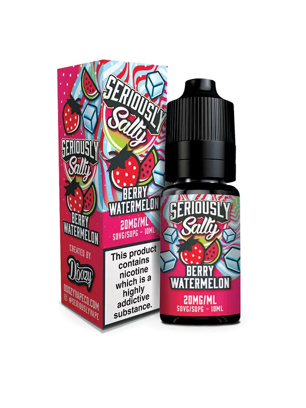 Seriously Salty Berry Watermelon Nic Salt E-Liquid - 20mg