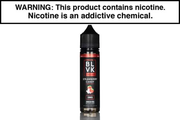 STRAWBERRY CANDY BY BLVK FRUIT E LIQUID 60ML - Vapejuice