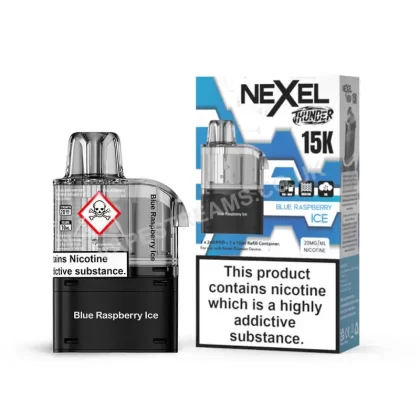 Nexel Thunder 15K Blue Raspberry Ice Pods - Vapestreams Co
