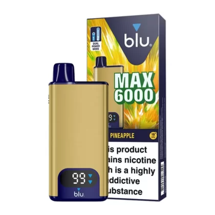 Blu MAX 6000 Prefilled Pod Kit Pineapple - 20mg