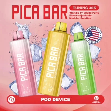 Assembled in USA | PICA BAR "TUNING" 30K Disposable POD - 30,000 Puffs - Hawaii Grape