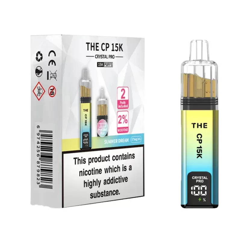 Crystal Pro CP 15K Prefilled Pod Kit - 5 Pack - Double Apple - Image 2
