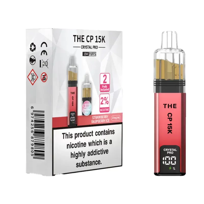 Crystal Pro CP 15K Prefilled Pod Kit - 5 Pack - Double Apple - Image 3