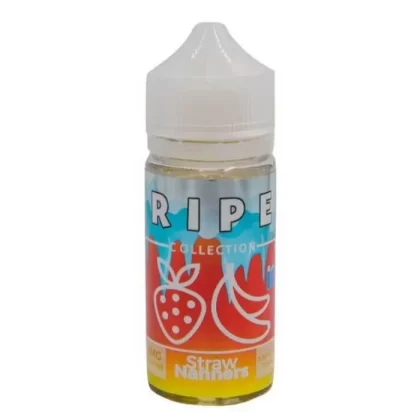 Straw Nanners on Ice E-Liquid by Ripe E-Liquid - Size#100ml~Nicotine#3MG>6MG