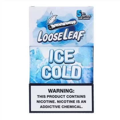 LooseLeaf Wraps Ice Cold - Product#Ice~Packaging#8 Packs of 5>Single Pack of 5