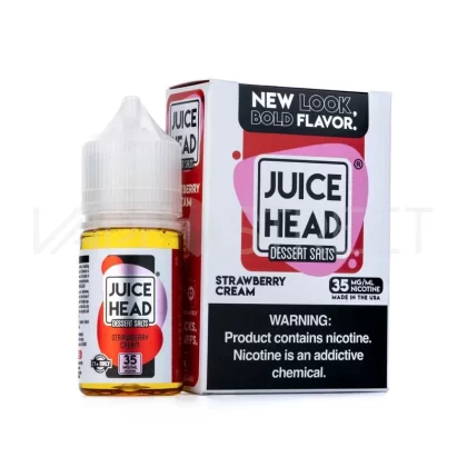 Juice Head Dessert Salts Strawberry Cream (30ml)