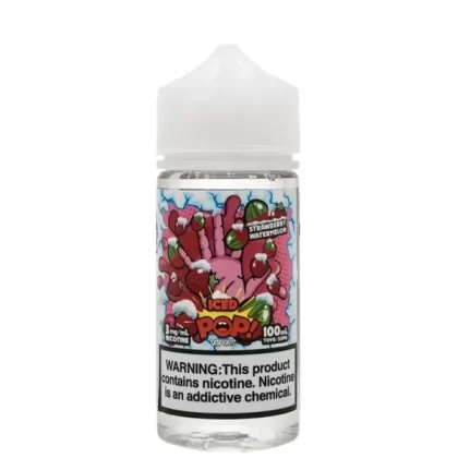 STRAWBERRY WATERMELON ICED POP! VAPORS – 100ML - 3mg / 6mg