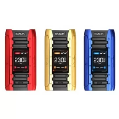 SMOK E-Priv 230 Watt Box Mod - Black Gold, Black Blue (C9BB1D)