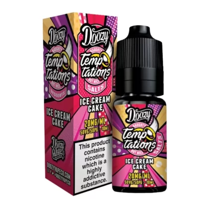 Ice Cream Cake Nic Salt E-Liquid Temptations Series by Doozy Vape Co (10ml)