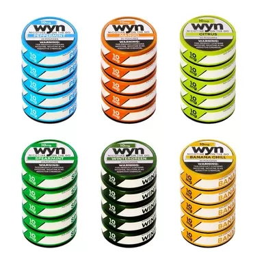 WYN Nicotine Pouches (20ct Can)(5-Can Pack)