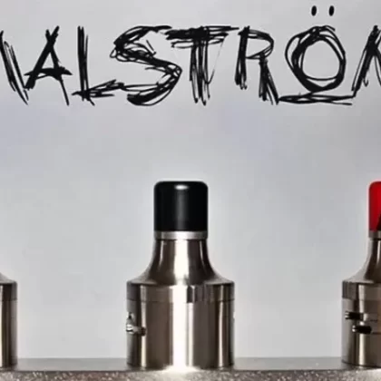 Lost Vape Malstrom RDA - Colour#Black>White>Red>Blue