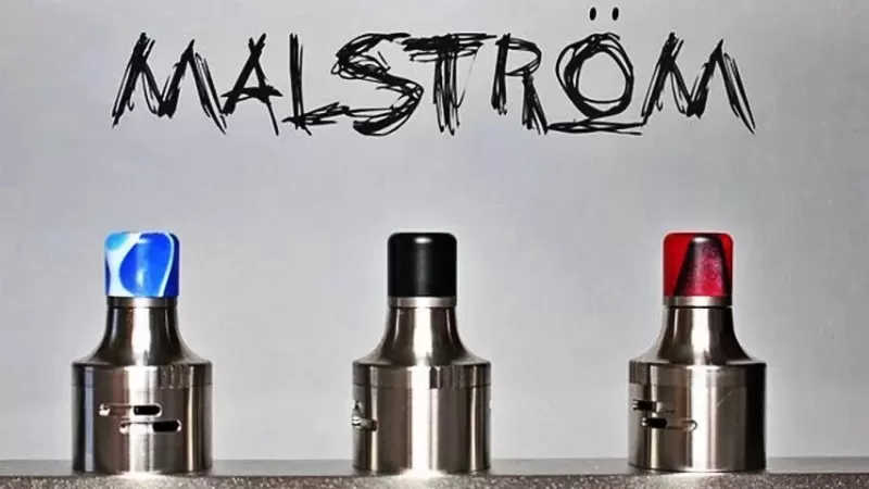 Lost Vape Malstrom RDA - Colour#Black>White>Red>Blue