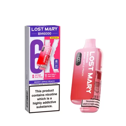 Lost Mary BM6000 Prefilled Pod Kit Berry Apple Peach - 20mg