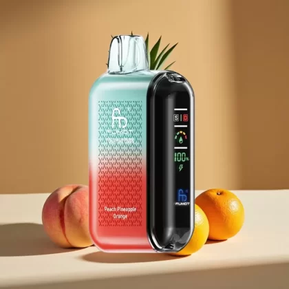 Fumot Tornado 20000 Puffs Dual Mesh Peach Pineapple Orange Disposable Vape
