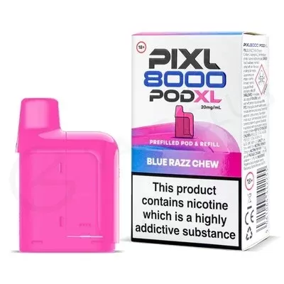 Blue Razz Chew Pixl 8000 Refill Pack - Ecigpremium