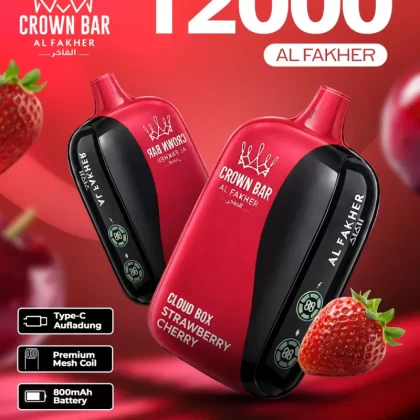 Al Fakher Vape 12000 - Strawberry Cherry