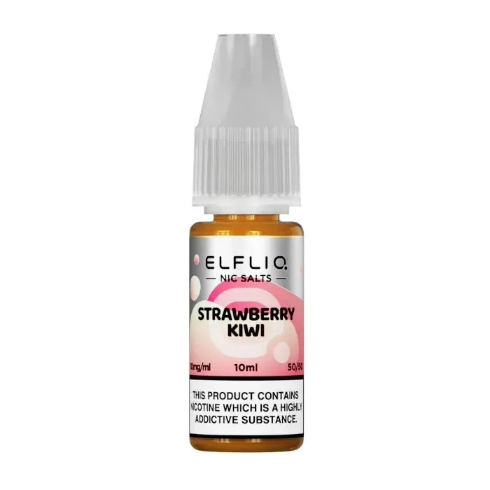 Strawberry Kiwi By Elfbar Elfliq Nic Salt 10ml - 5mg