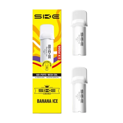 Banana Ice SKE 600 Pro Pods - Vape Product, 20mg (Discontinued)