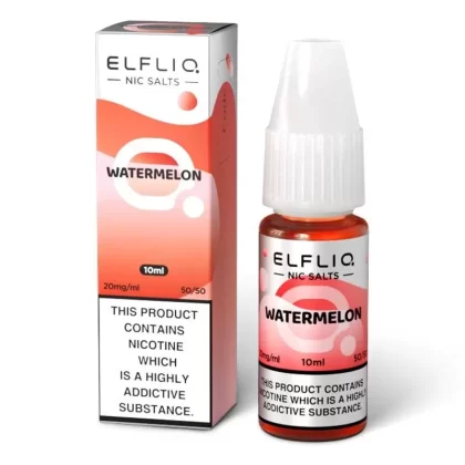 Watermelon Elfliq Nic Salt Elf Liq E-Liquid 5mg, 10mg, 20mg – 5pks, 10pks & 20pks