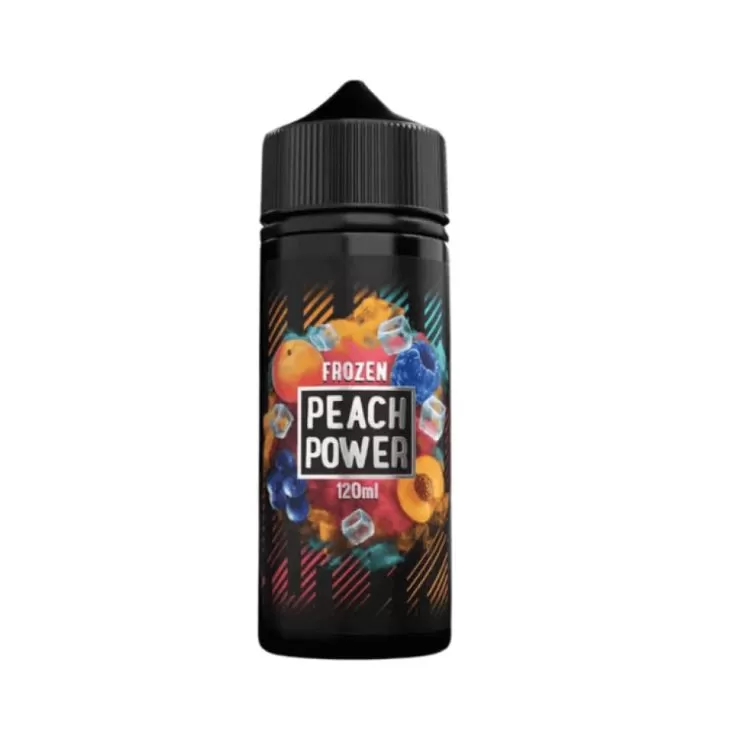 Frozen Peach Power E-Liquid - Sam Vapes - Image 2