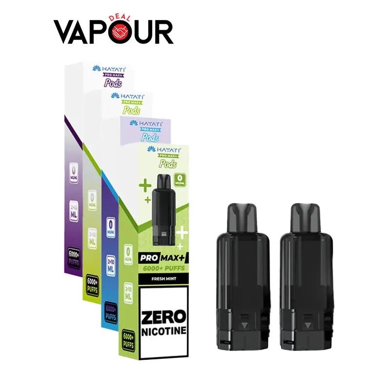Hayati Pro Max Plus 6000 Zero Nicotine Pods