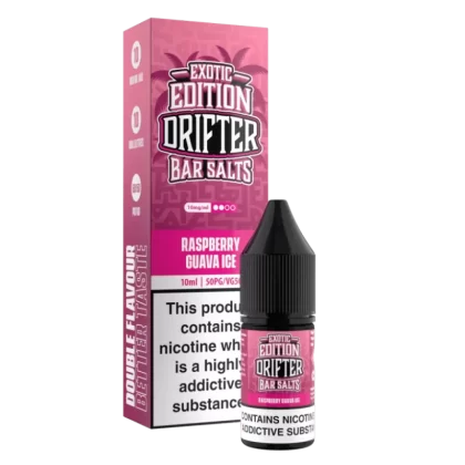 Drifter Bar Salts Exotic Edition Raspberry Guava Ice Nic Salt