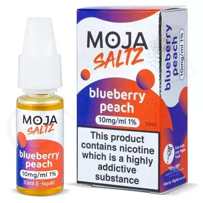 Blueberry Peach E-Liquid by Moja Saltz