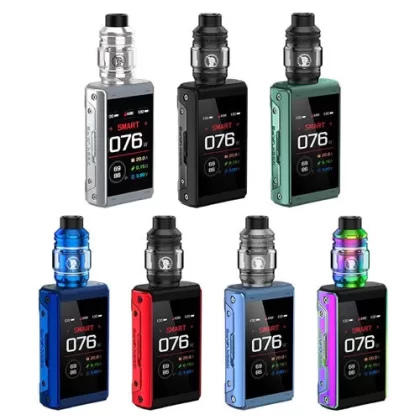 Geekvape T200 Aegis Touch 200W Z Kit - 7 Color, Azure Blue (6FF5FF)