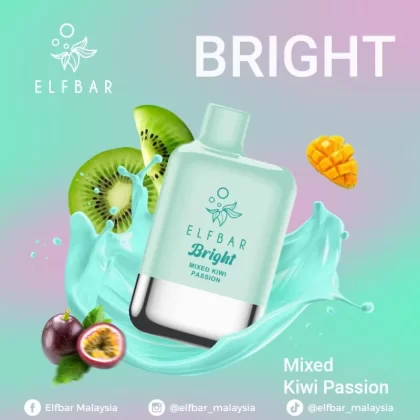 Elfbar Bright Disposable Mixed Kiwi Passion 6000 Puffs (50mg)