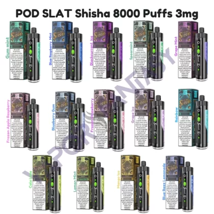 POD SALT Shisha 8000 Puffs 3mg - Vapesmokezone