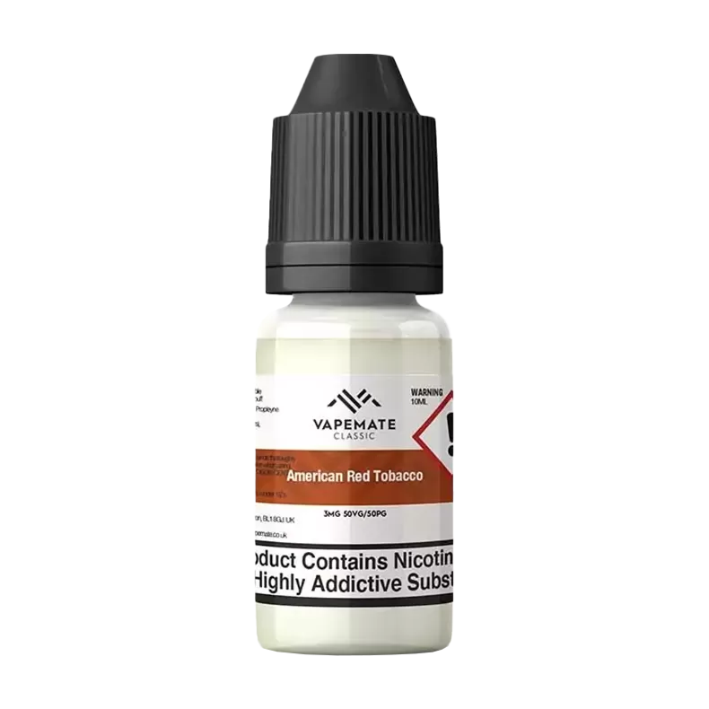 Vapemate Classic American Red Tobacco 10ml - 70VG / 30PG / 6mg - Ecigwizard
