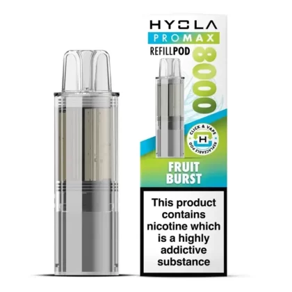 Hyola Pro Max 8000 Prefilled Pod Fruit Burst - Vape Store