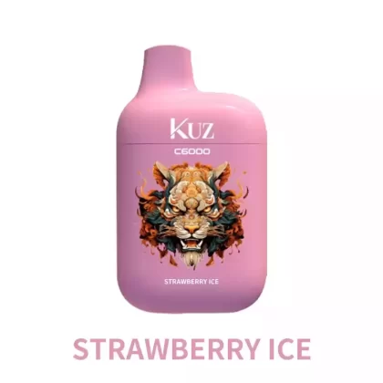 KUZ C6000 PUFFS – STRAWBERRY ICE - Ozvapeone (BC5127)