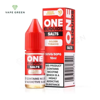 Golden Tobacco Nic Salt E-Liquid by One E-Liquids