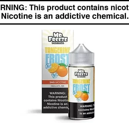 TANGERINE FROST BY MR. FREEZE 100ML - Vapejuice