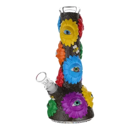 Pheasants Eye Beaker Bong – 10in - Ejuicewarehouse