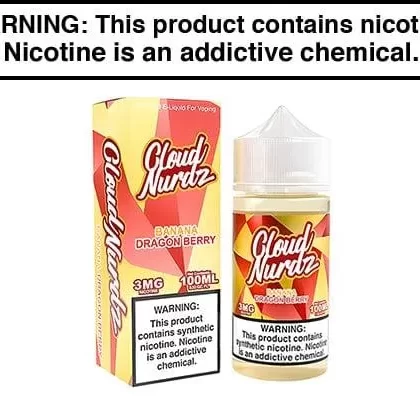 BANANA DRAGON BERRY BY CLOUD NURDZ TFN 100ML - Vapejuice