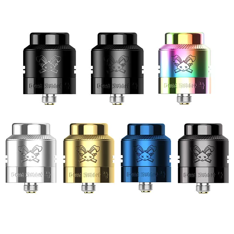 Hellvape Dead Rabbit 4 RDA Atomizer 24mm - Gummetal