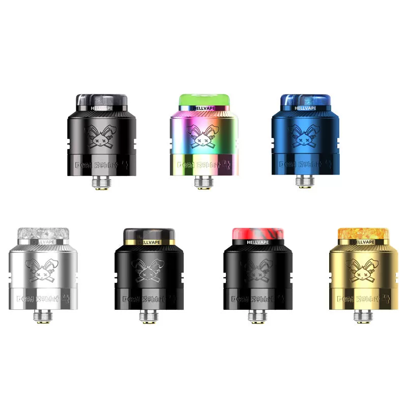 Hellvape Dead Rabbit 4 RDA Atomizer 24mm - Gummetal - Image 3