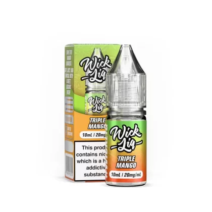 Wick Liq Bar Juice Triple Mango 10ml Nic Salts E-Liquid - Vapestore Co