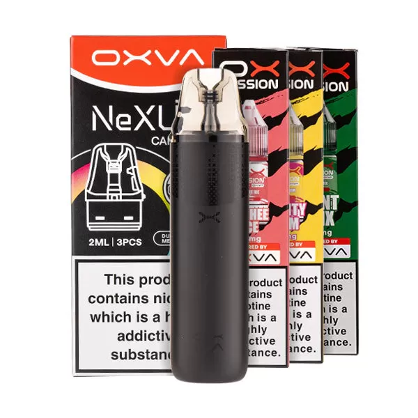 OXVA NeXlim 2 Mini Pod Kit Bundle - Titanium Grey / 0.6ohm - Image 2