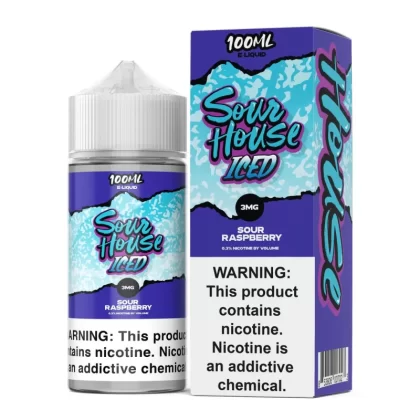 Sour House E-Liquid 100ml - ICED Apple / 6mg